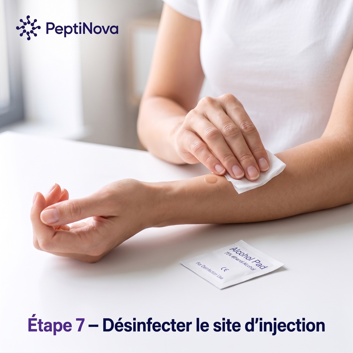 Étape 7 — Désinfecter